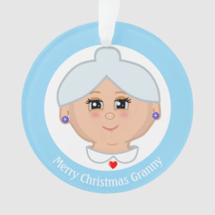 Merry Christmas Granny Ornament