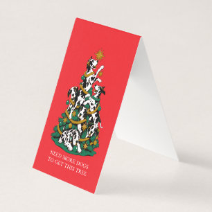 Merry Christmas Great Dane Card