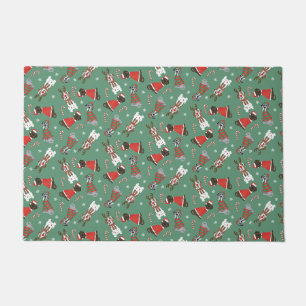 Merry Christmas Great Dane Dogs Doormat