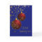 merry christmas greek red and gold ornaments cards
