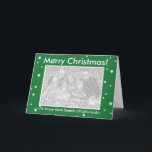 MERRY CHRISTMAS! Green Customizable My Dog Votes Holiday Card<br><div class="desc">Wish Your Friends AND Especially Your Legislators A Very Merry Christmas With Official Holiday Greetings From My Dog Votes! Matching Stamps Too!</div>