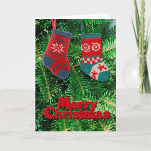 Merry Christmas greeting card