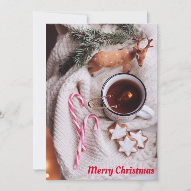Merry christmas greeting card (Front)