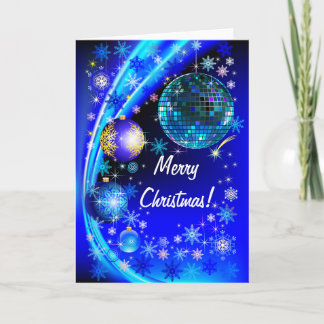 Merry Christmas greeting card