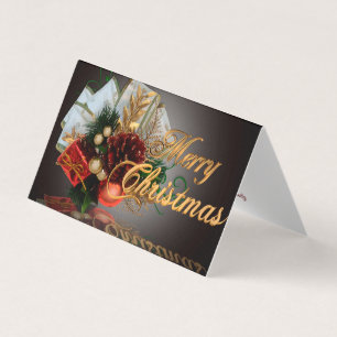 Merry Christmas greeting card