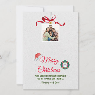 Merry Christmas Greeting Card
