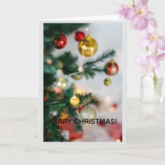 Merry Christmas Greeting Card
