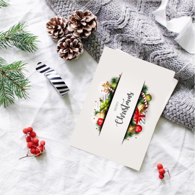 Merry Christmas Greeting Card Clean and Classic  (Creator Uploaded)