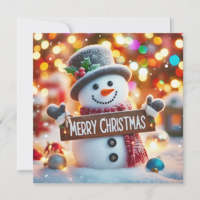 Merry Christmas Greeting Cards  (Front)