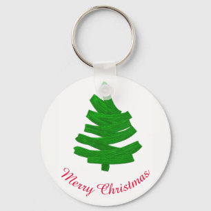Merry Christmas. Greeting. Keychain