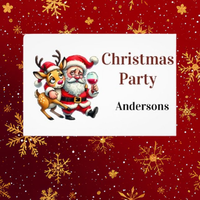 Merry Christmas Greetings Santa Photo Print (Spread holiday cheer with Brett Designs' Merry Christmas Greetings Santa Photo Prin)