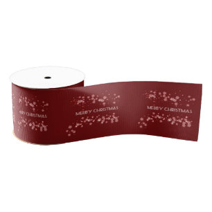 Merry Christmas Grosgrain Ribbon
