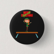 Merry Christmas Gymnast Elf