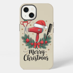 Merry Christmas Hairstylist Hairdresser Xmas Hair iPhone 13 Case