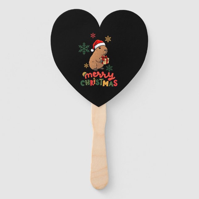 MERRY CHRISTMAS HAND FAN (Front)