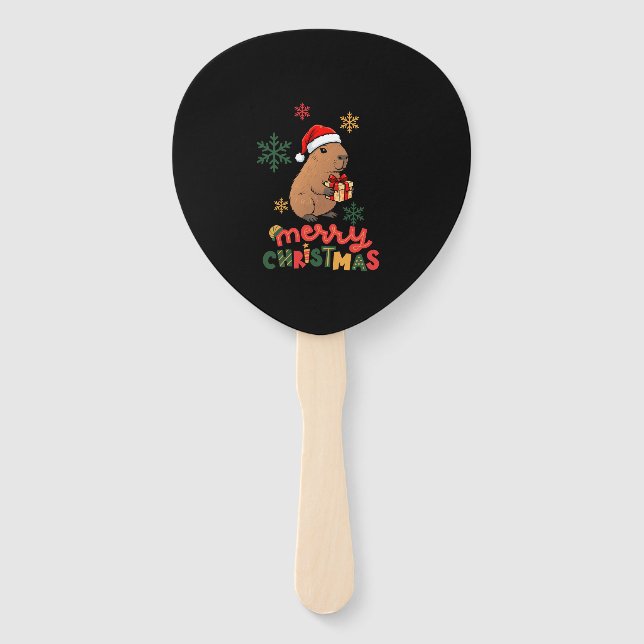 MERRY CHRISTMAS HAND FAN (Front)