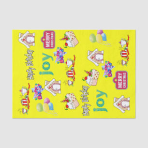 Merry Christmas Happy Birthday Tissue Paper