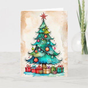 Merry Christmas & Happy Holidays Holiday Card