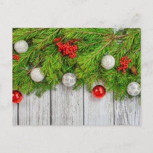 Merry Christmas Happy Holidays Postcard