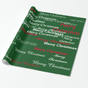 Merry Christmas / Happy Holidays Wrapping Paper