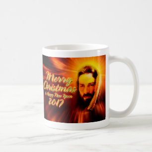 Merry Christmas Happy New Year 2017 Jesus Mug