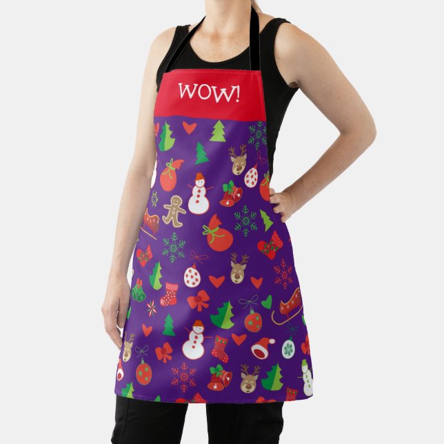 Merry Christmas & Happy New Year! 20XX XMAS Snow Apron (Insitu)