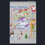 Merry Christmas Happy New Year Calendar 2021<br><div class="desc">Merry Christmas and Happy New Year Calendar</div>