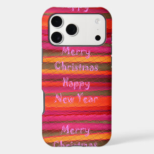 Merry Christmas Happy New Year Canvas Colour Desig