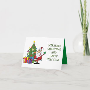 MERRY CHRISTMAS/HAPPY NEW YEAR CARD