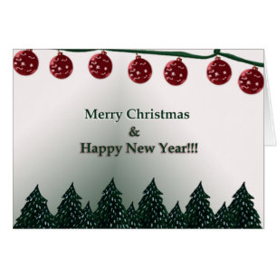 Merry Christmas, Happy New Year Christmas