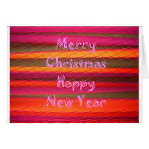 Merry Christmas Happy New Year Colour Design