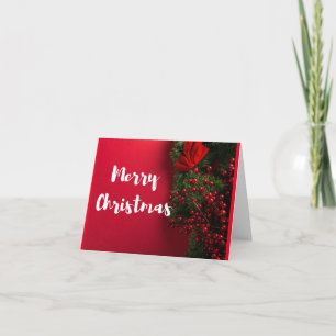 MERRY CHRISTMAS/HAPPY NEW YEAR DECOR CARD