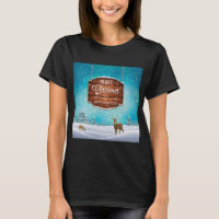 Merry Christmas Happy New Year Deer