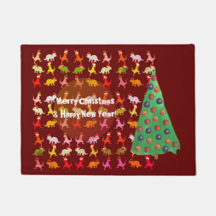 Merry Christmas & Happy new year Doormat