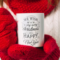 Merry Christmas & Happy New Year Hand-Lettered