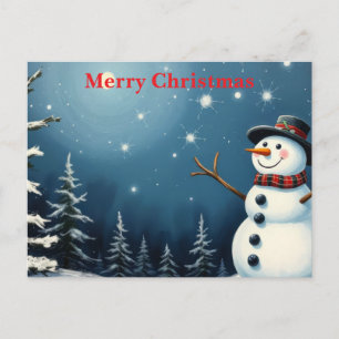 Merry Christmas & Happy New Year ☃️ Holiday Postcard