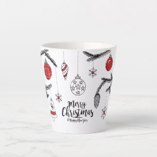Merry Christmas & Happy New Year Latte Mug