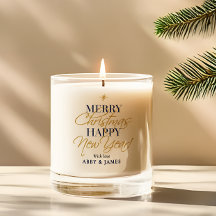 Merry Christmas Happy New Year Personalized