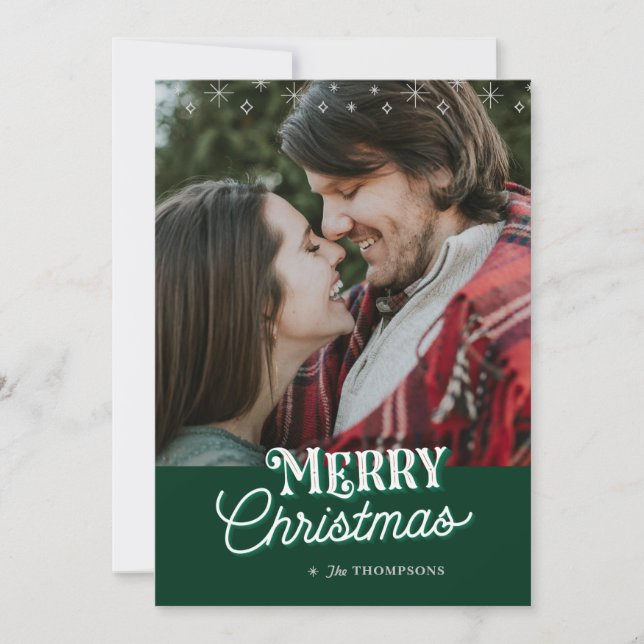 Merry Christmas / Happy New Year Photo Card (Front)