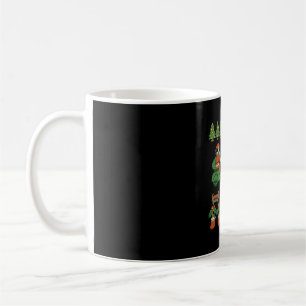 Merry Christmas happy new year,santa pixels Coffee Mug