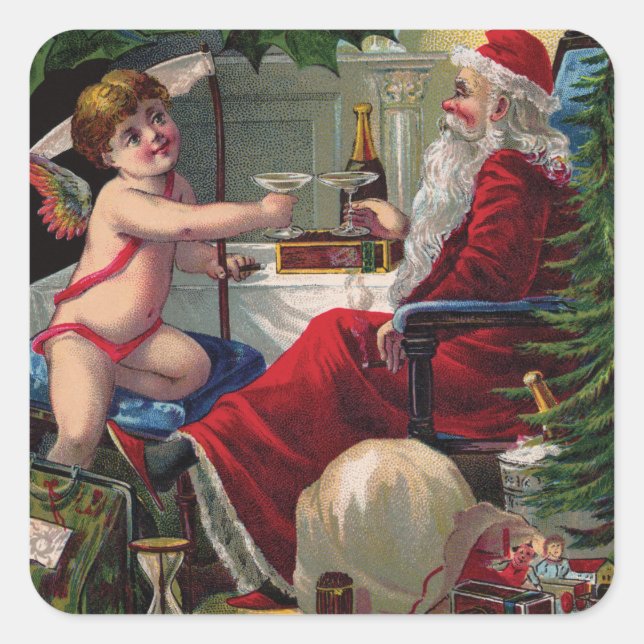 Merry Christmas & Happy New Year Stickers (Front)