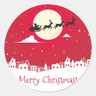 merry christmas happy new year stickers