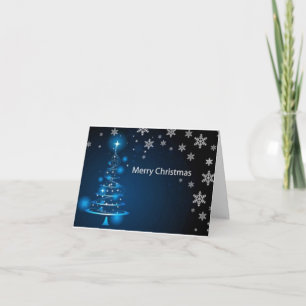 MERRY CHRISTMAS/HAPPY NEW YEAR TREE CARD