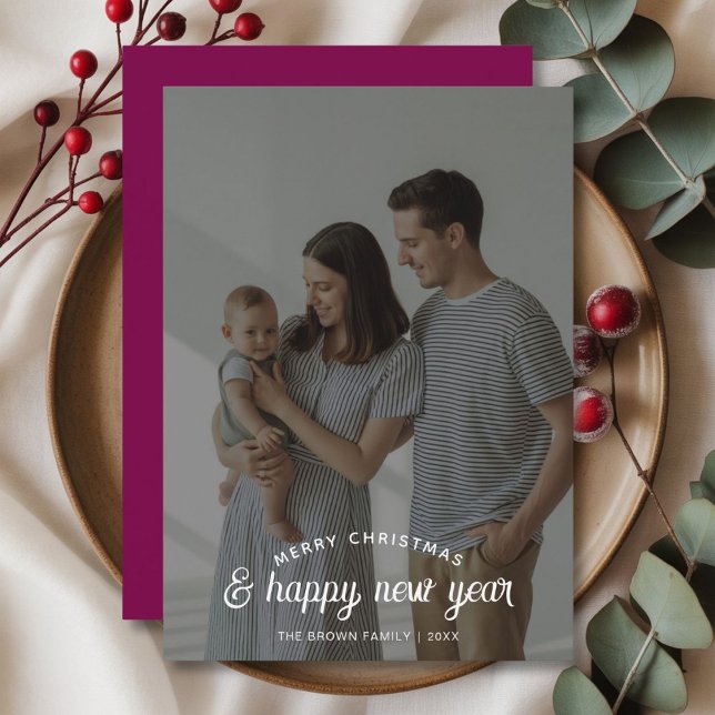 Merry Christmas & Happy New Year Warm Holiday Card (Creator Uploaded)