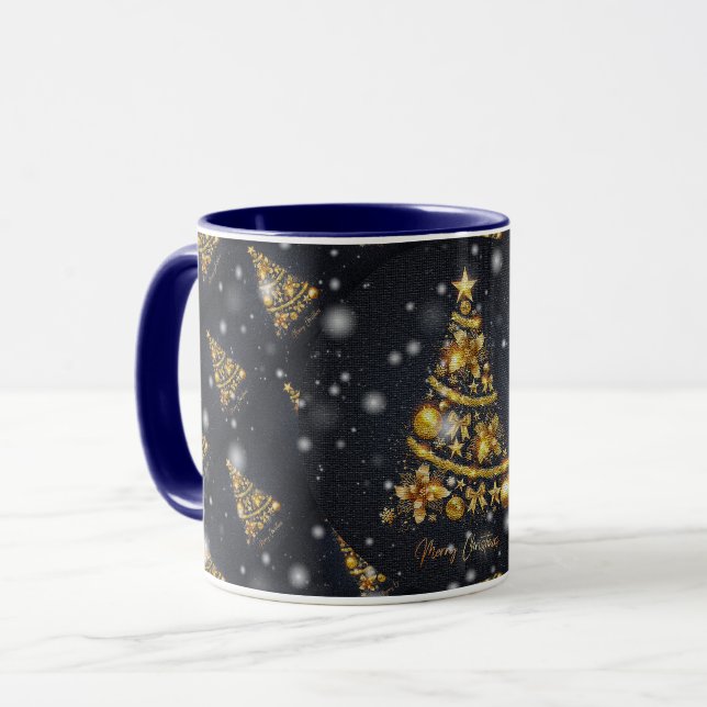 Merry Christmas Happy Time Gift mugs (Front Left)