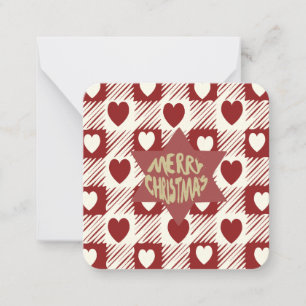 Merry Christmas Heart Cards