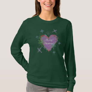 merry christmas heart T-Shirt