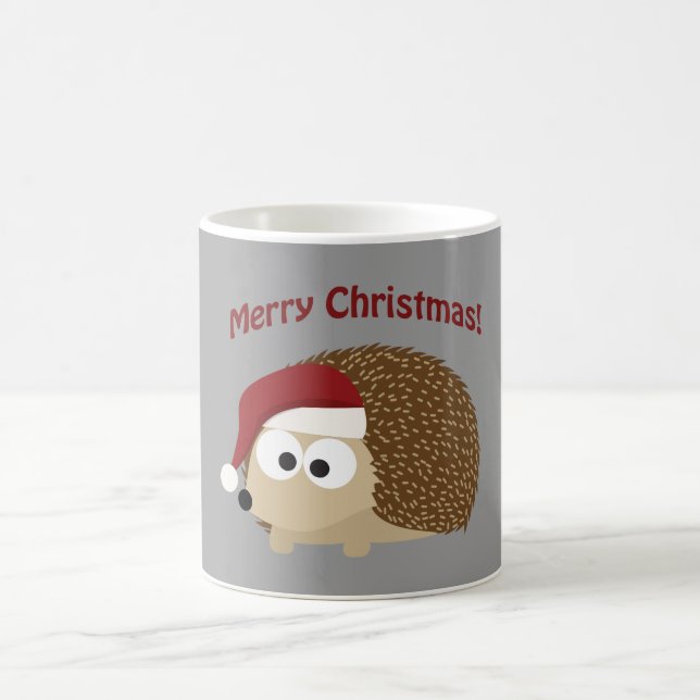 Merry Christmas! Hedgehog Coffee Mug (Center)