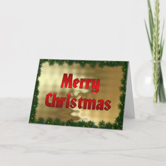 Merry Christmas Holiday Card