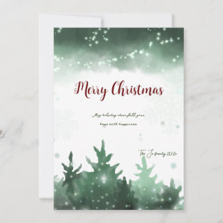 Merry Christmas Holiday Card
